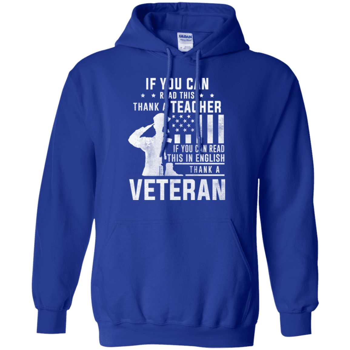 Military T-Shirt "THANK A VETERAN"-TShirt-General-Veterans Nation