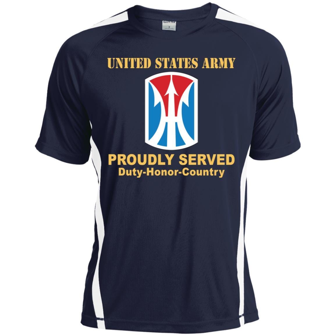 US ARMY 11TH INFANTRY BRIGADE- Proudly Served T-Shirt On Front For Men-TShirt-Army-Veterans Nation