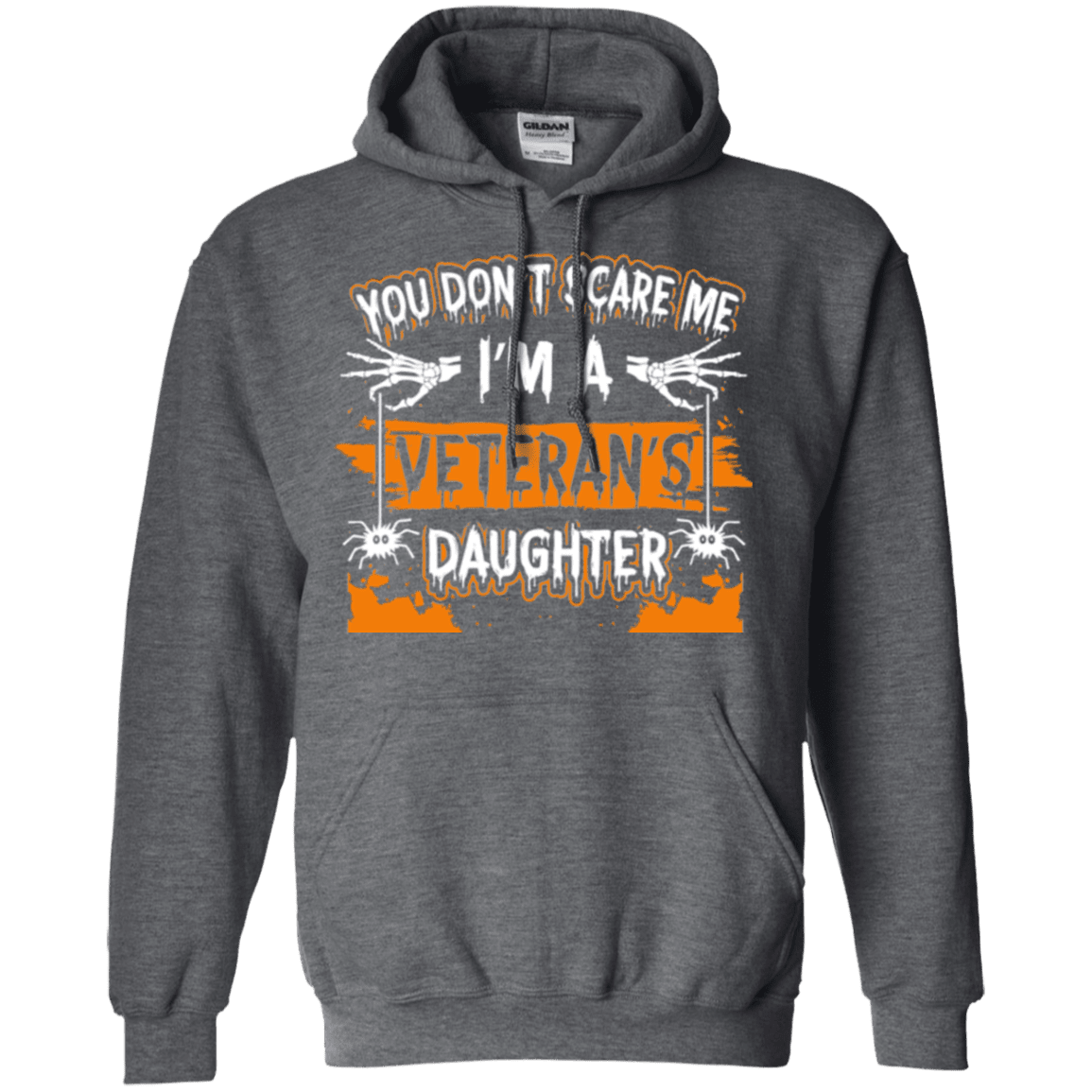 Military T-Shirt "Don't Scare ,e, I'm A Veteran's Daughter"-TShirt-General-Veterans Nation