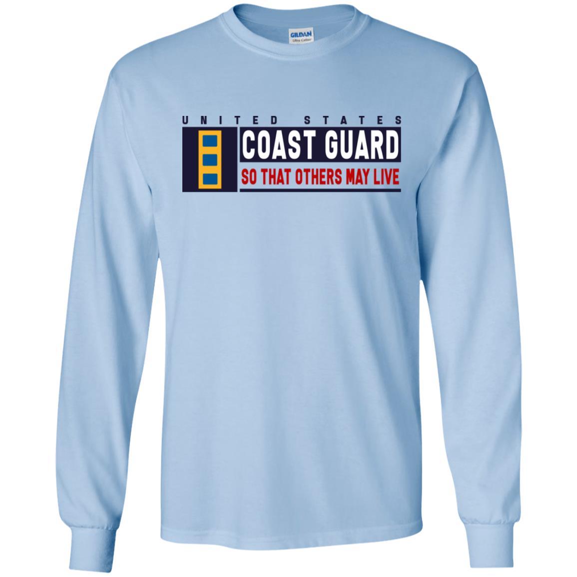 US Coast Guard W-2 Chief Warrant Officer 2 W2 CWO-2 Chief Warrant Officer So That Others May Live Long Sleeve - Pullover Hoodie-TShirt-USCG-Veterans Nation