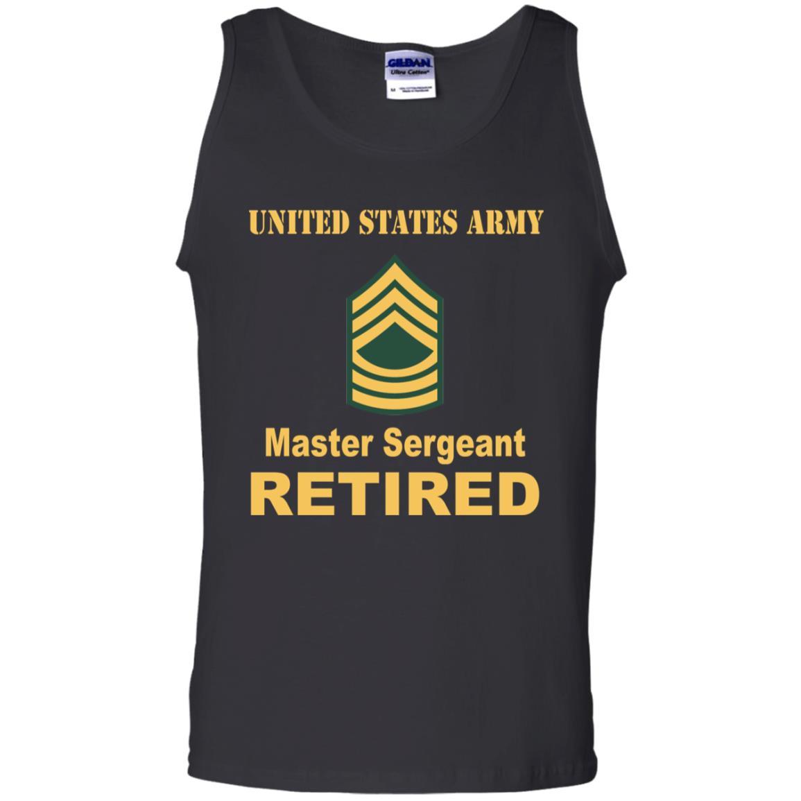 US Army E-8 Master Sergeant E8 MSG Noncommissioned Officer Retired Men T Shirt On Front-TShirt-Army-Veterans Nation