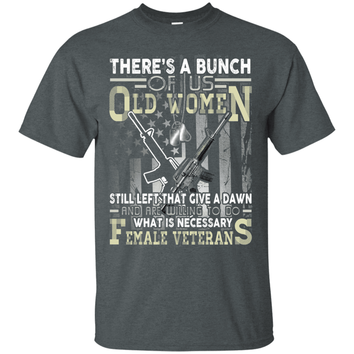 Military T-Shirt "FEMALE VETERAN"-TShirt-General-Veterans Nation