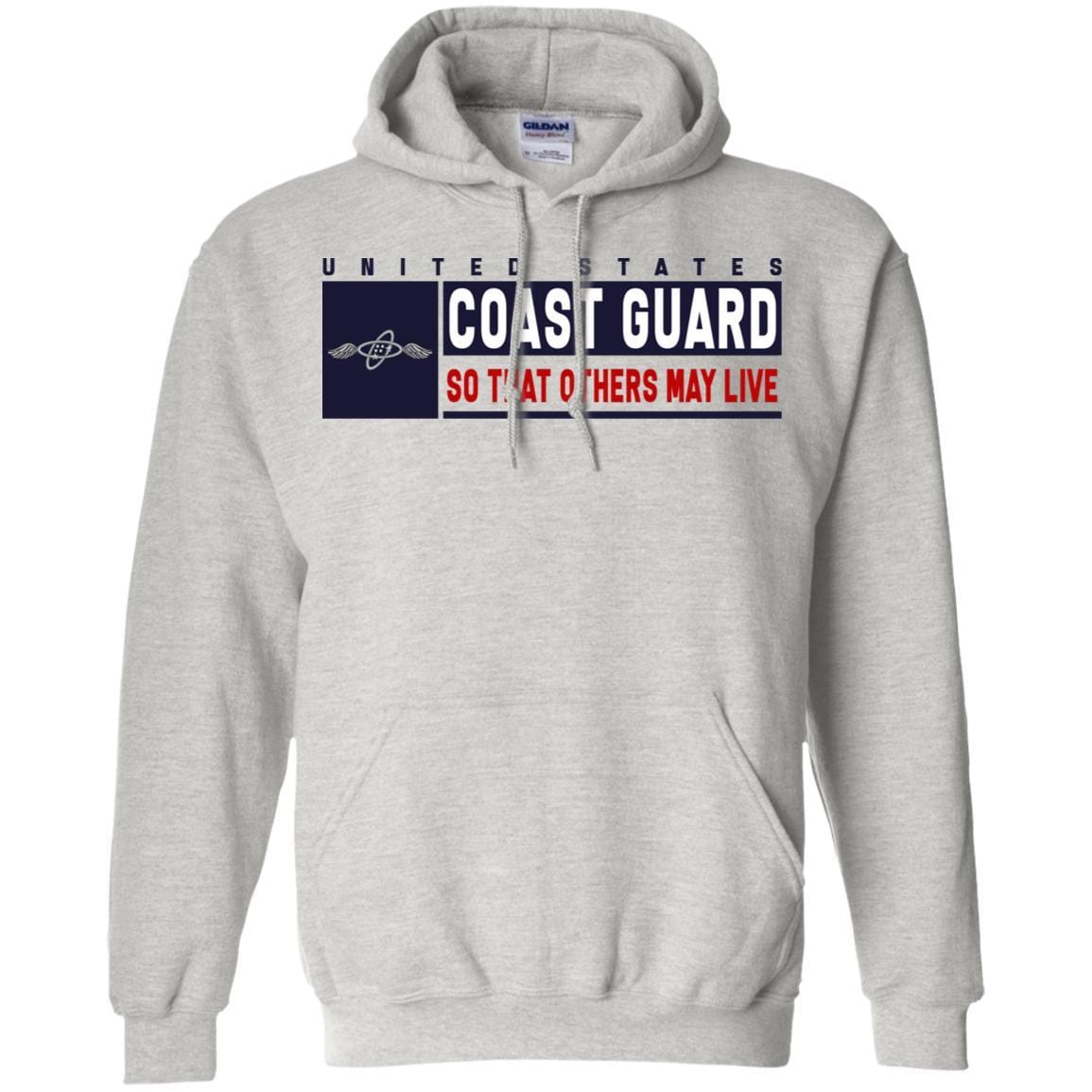 USCG AVIONICS ELECTRICAL TECHNICIAN AET Logo- So that others may live Long Sleeve - Pullover Hoodie-TShirt-USCG-Veterans Nation