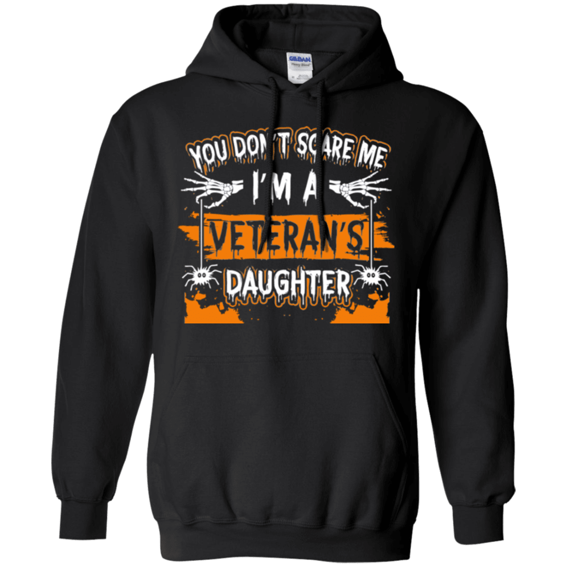 Military T-Shirt "Don't Scare ,e, I'm A Veteran's Daughter"-TShirt-General-Veterans Nation