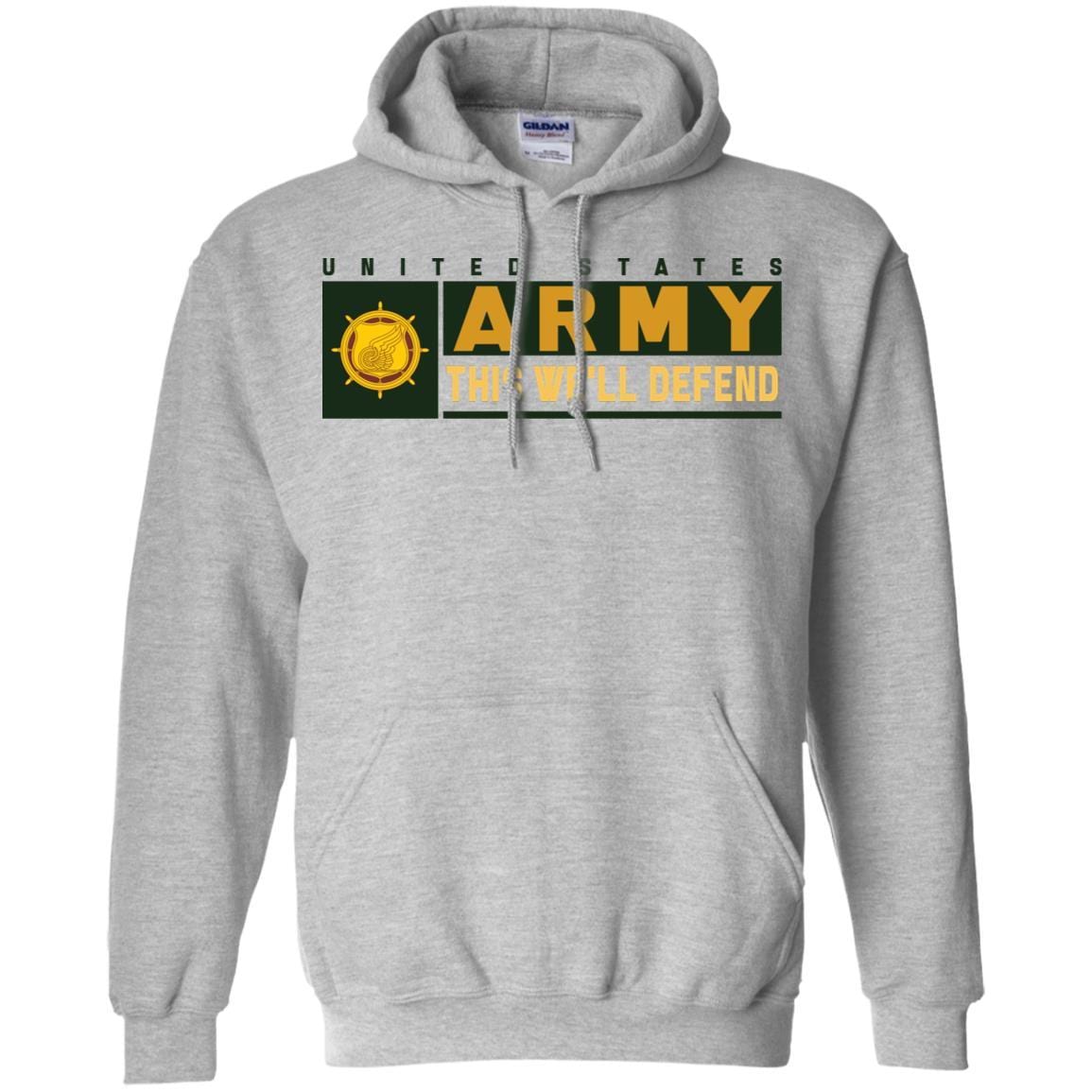 U.S. Army Transportation Corps- This We'll Defend T-Shirt On Front For Men-TShirt-Army-Veterans Nation