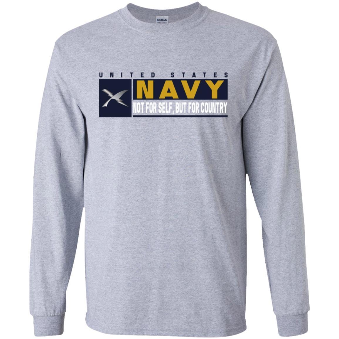 U.S Navy Cryptologic technician Navy CT- Not for self Long Sleeve - Pullover Hoodie-TShirt-Navy-Veterans Nation