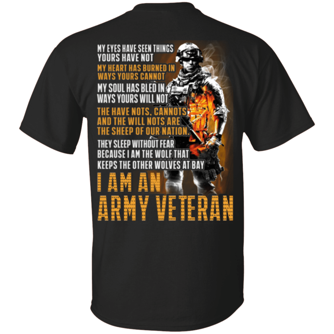 I Am An ARMY Veteran T Shirt-TShirt-Army-Veterans Nation