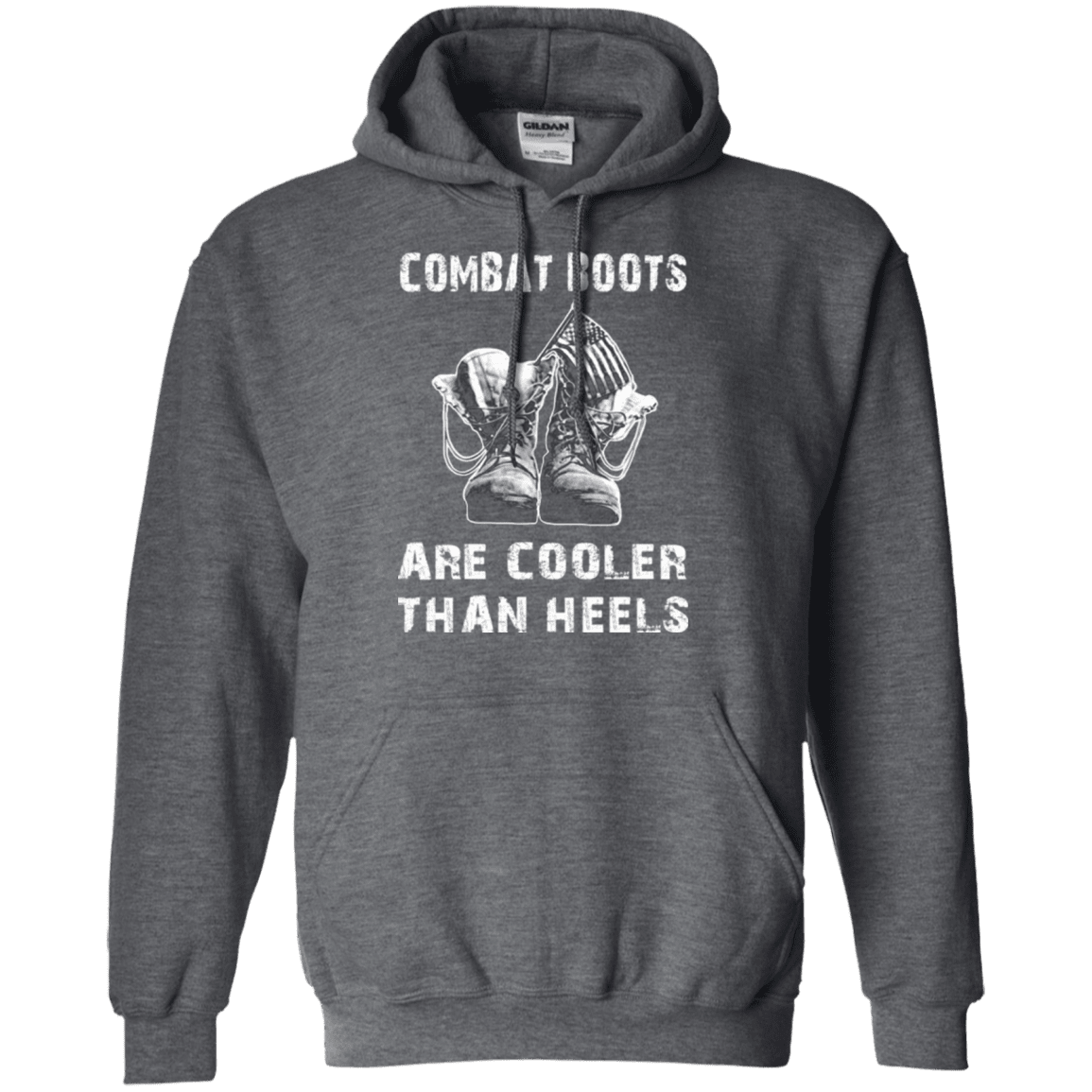 Military T-Shirt "Combat Boots Are Cooler Than Heels"-TShirt-General-Veterans Nation