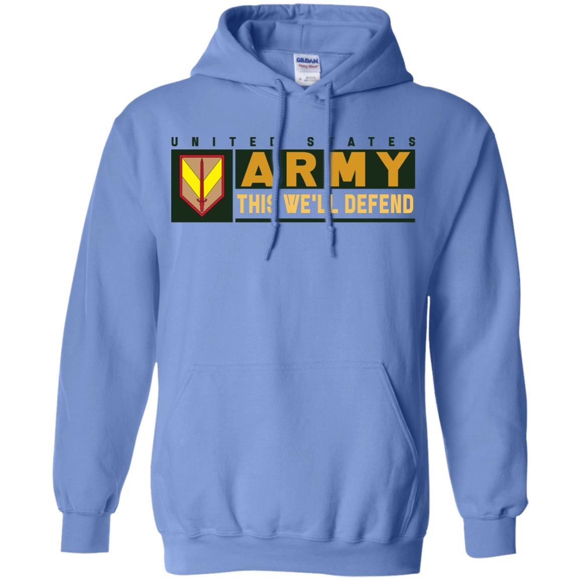 US Army 1ST SUSTAINMENT- This We'll Defend T-Shirt On Front For Men-TShirt-Army-Veterans Nation
