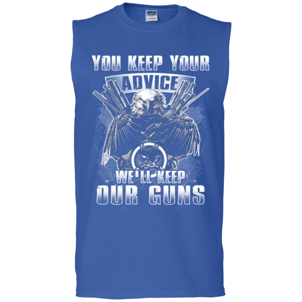 Military T-Shirt "KEEP OUR GUNS"-TShirt-General-Veterans Nation