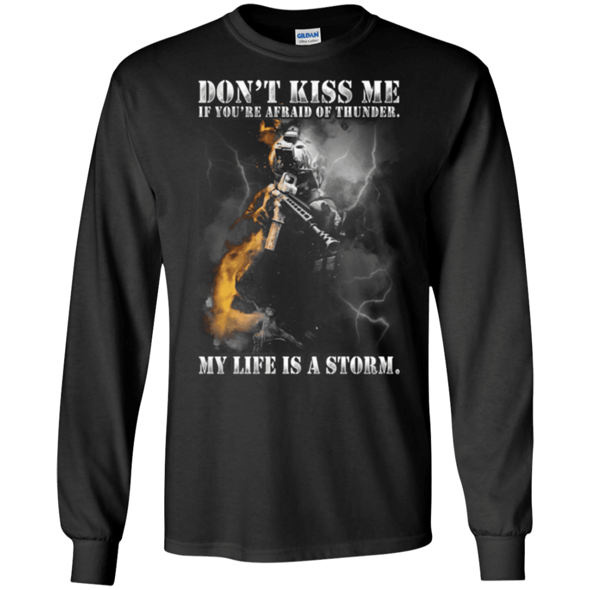 Military T-Shirt "My Life Is Storm Veteran"-TShirt-General-Veterans Nation