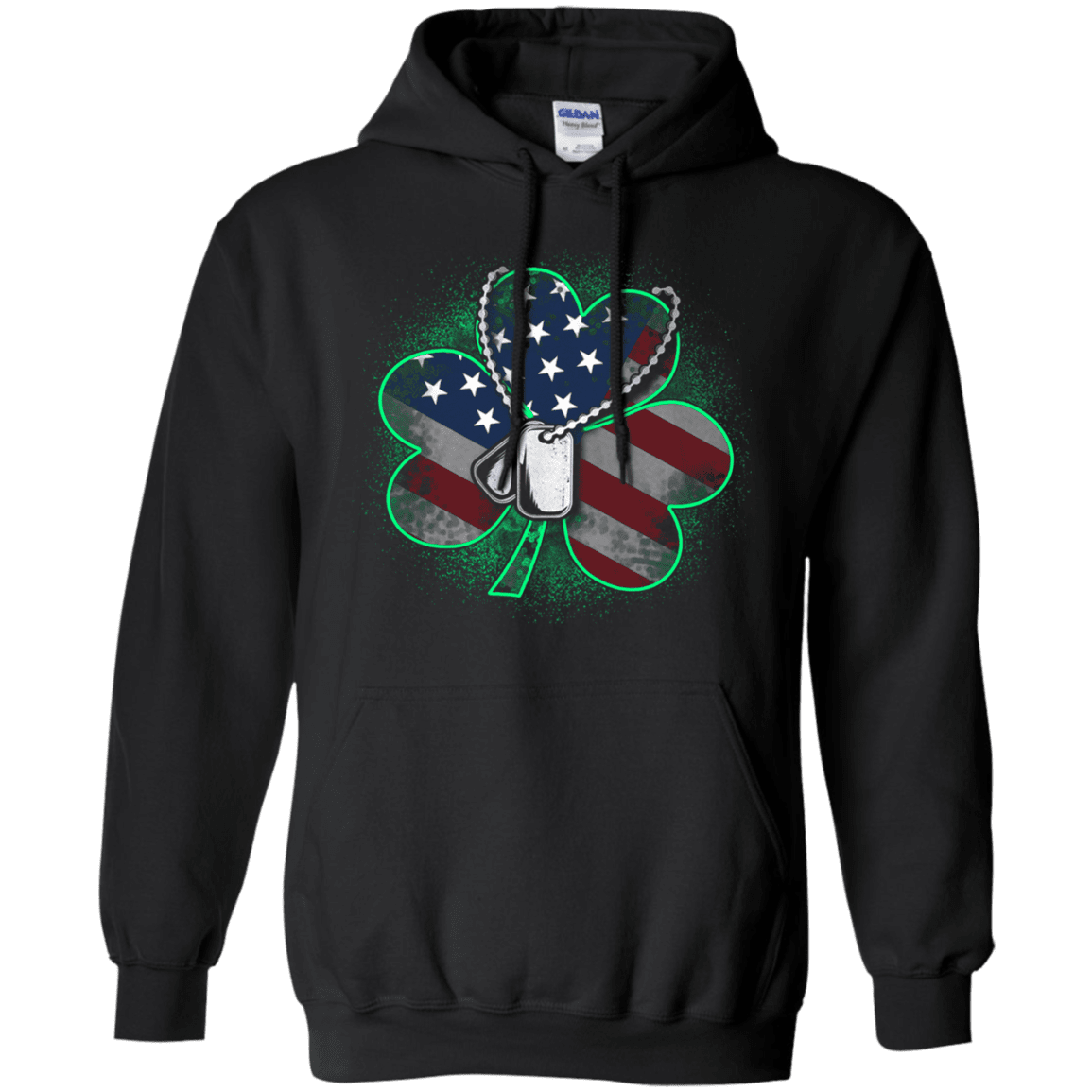 Military T-Shirt "THE LUCKY PATRICK DAY VETERAN"-TShirt-General-Veterans Nation