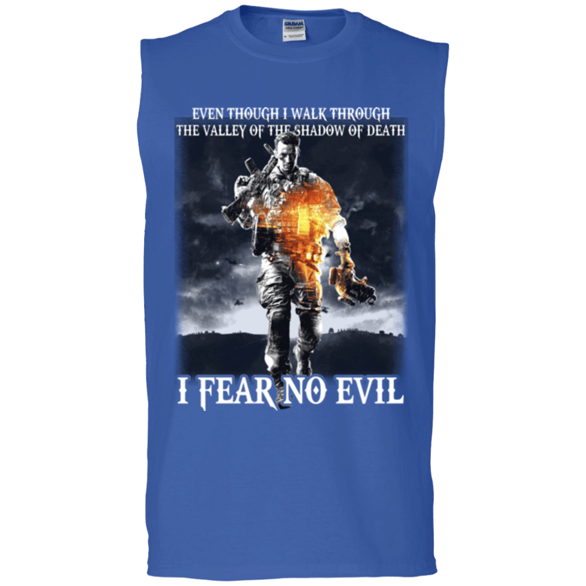 Military T-Shirt "I FEAR NO EVIL"-TShirt-General-Veterans Nation