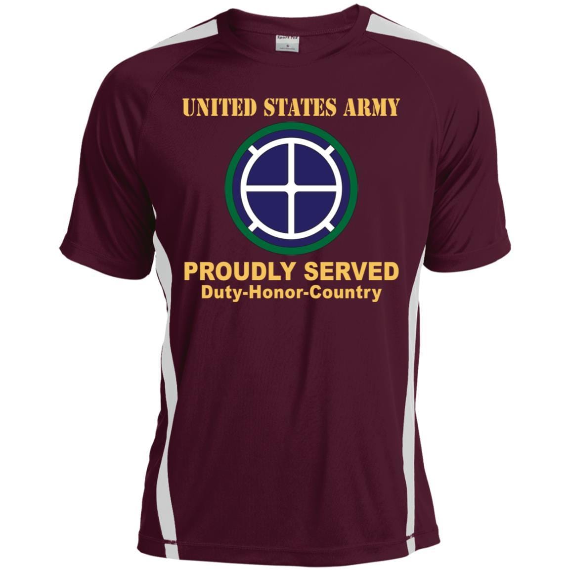 US ARMY 35TH INFANTRY DIVISION - Proudly Served T-Shirt On Front For Men-TShirt-Army-Veterans Nation