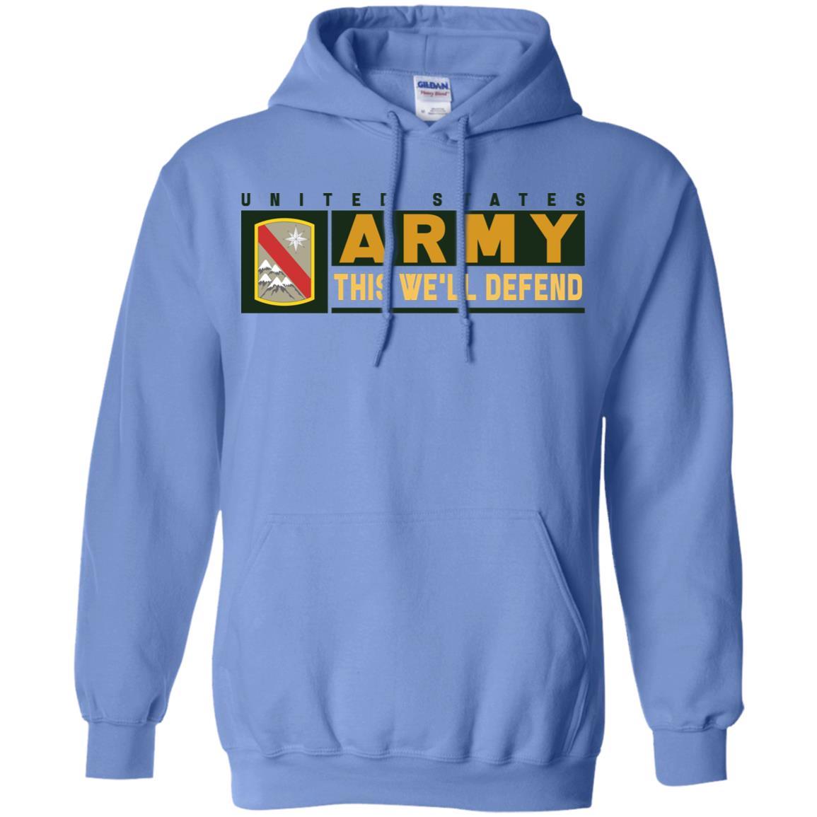 US Army 43 SUSTAINMENT BRIGADE- This We'll Defend T-Shirt On Front For Men-TShirt-Army-Veterans Nation