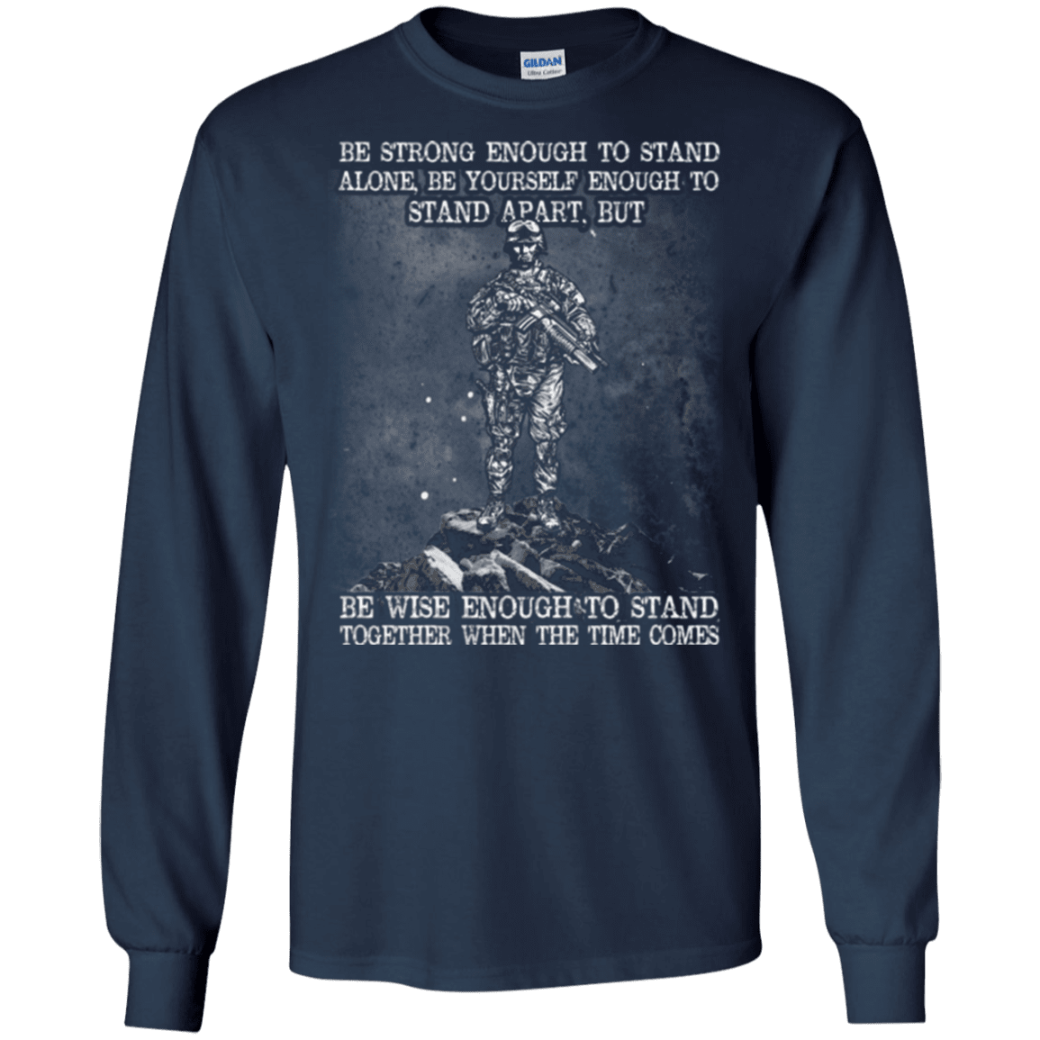 Military T-Shirt "STRONG ENOUGH TO STAND TOGETHER"-TShirt-General-Veterans Nation