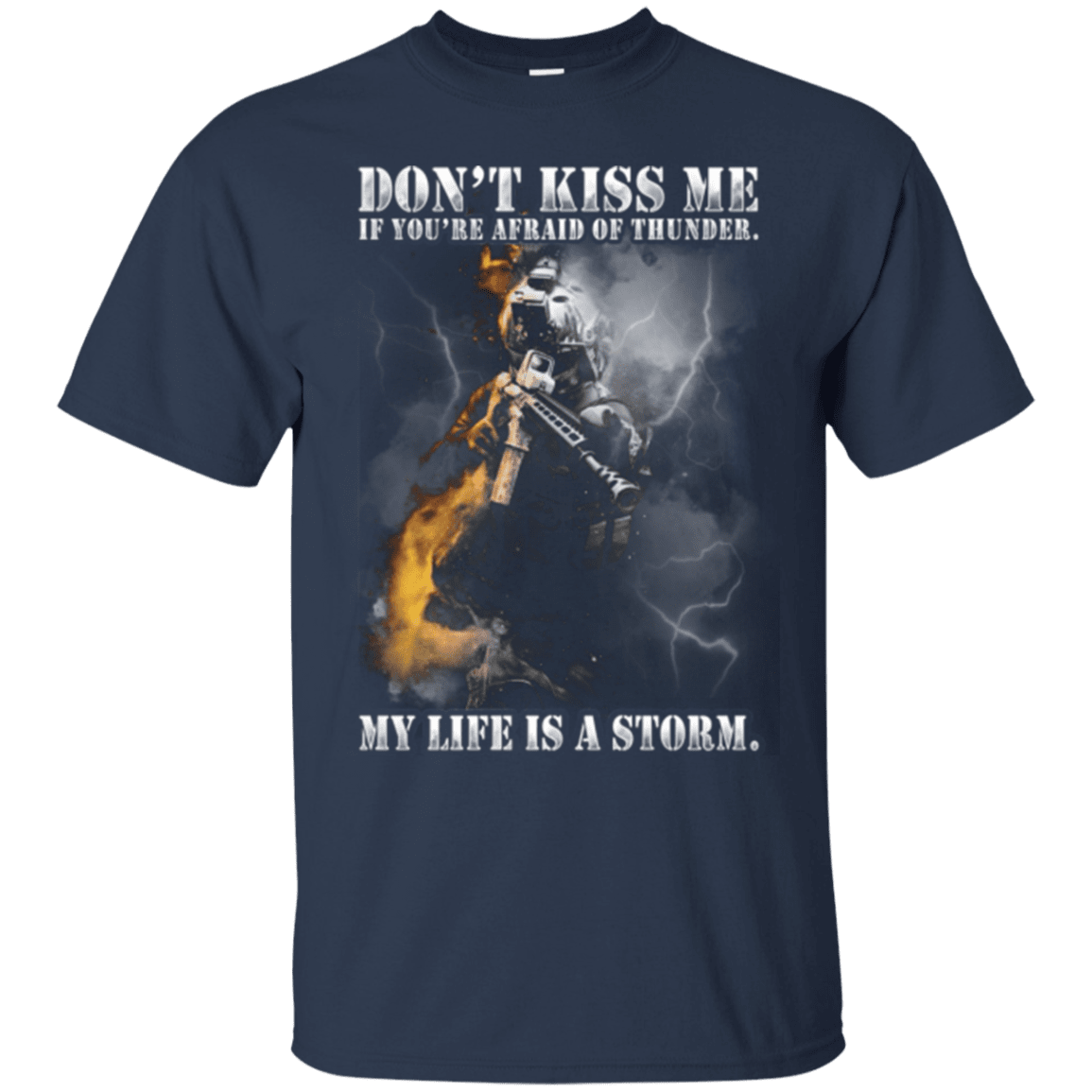 Military T-Shirt "My Life Is Storm Veteran"-TShirt-General-Veterans Nation