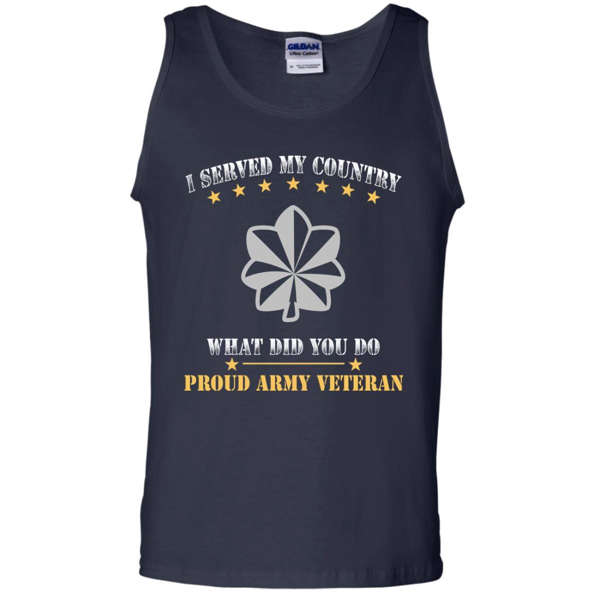US Army O-5 Lieutenant Colonel O5 LTC Field Officer Ranks Men Front T Shirt - Proud US Army Veteran-TShirt-Army-Veterans Nation
