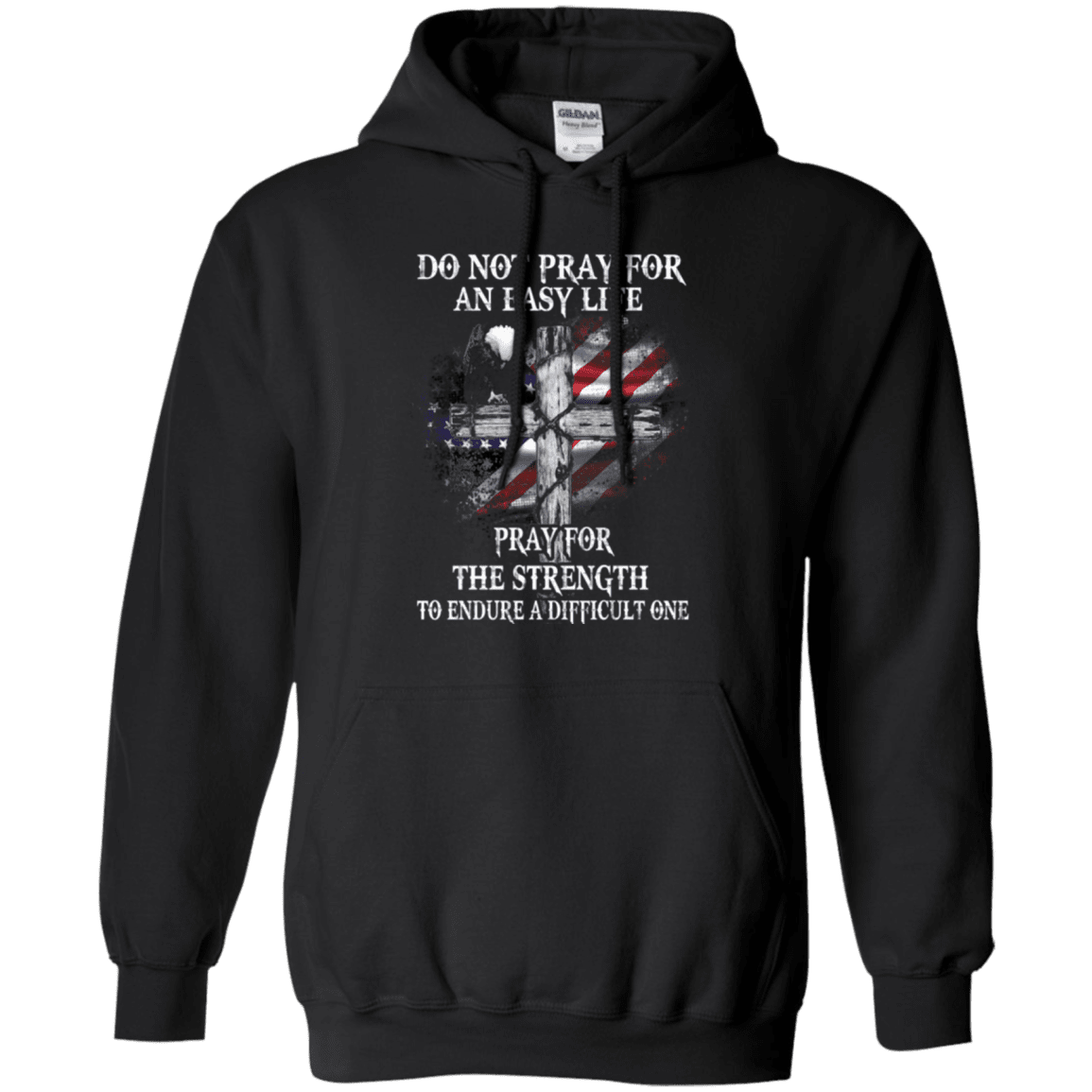 Military T-Shirt "Veteran Pray"-TShirt-General-Veterans Nation