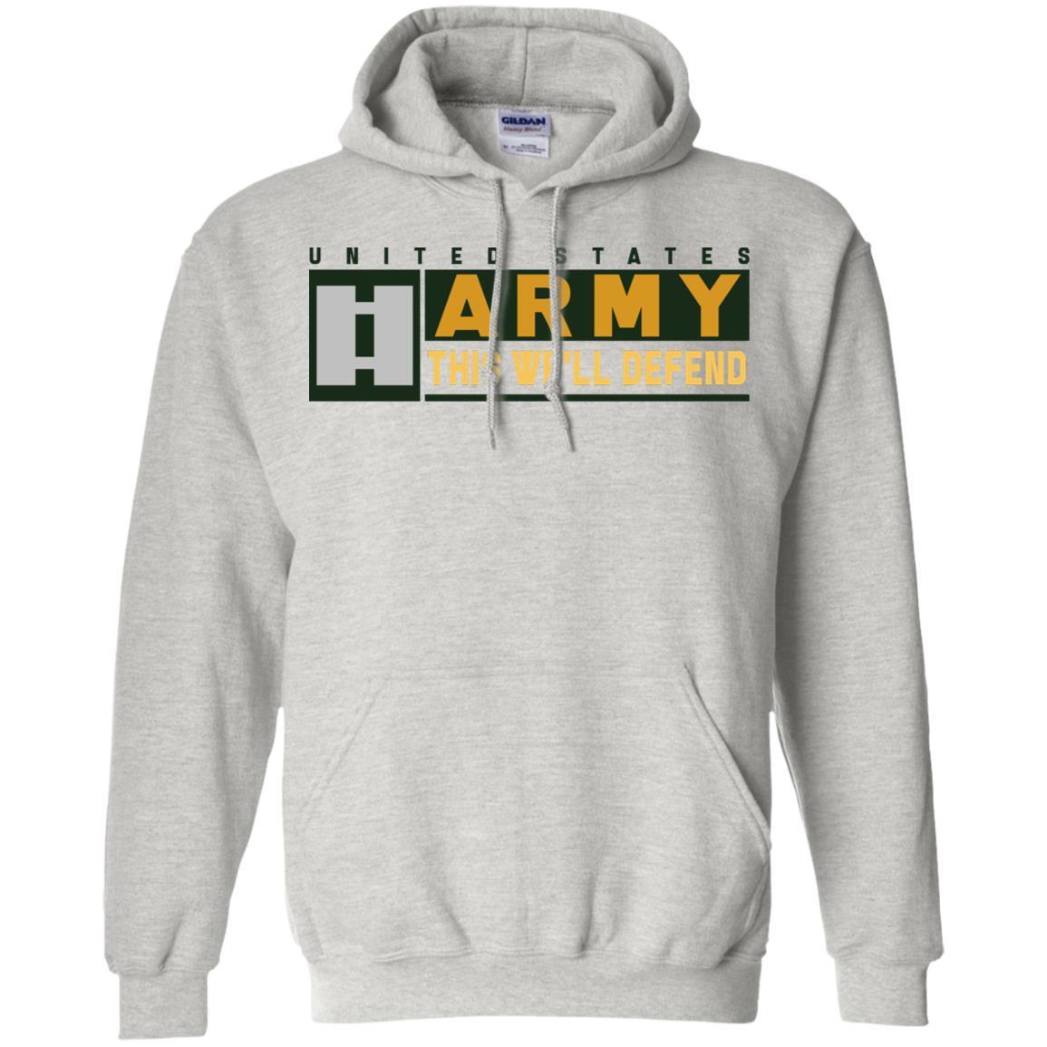 US Army O-3 This We Will Defend T-Shirt On Front For Men-TShirt-Army-Veterans Nation