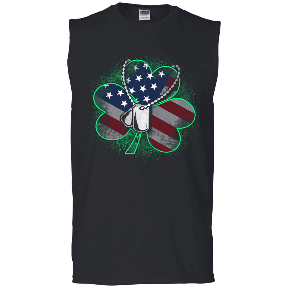 Military T-Shirt "THE LUCKY PATRICK DAY VETERAN"-TShirt-General-Veterans Nation