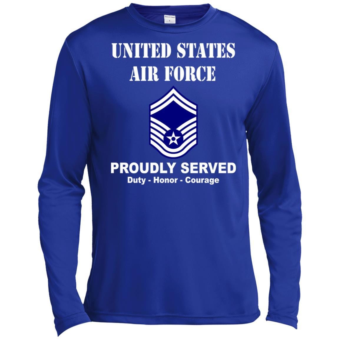 US Air Force E-8 Senior Master Sergeant SMSgt E8 Noncommissioned Officer T shirt Sport-Tek Tall Pullover Hoodie - T-Shirt-TShirt-USAF-Veterans Nation