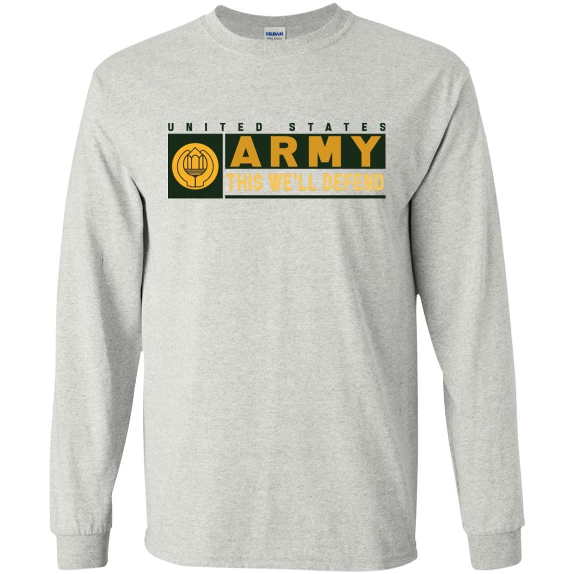 U.S Army Chaplain Assistant- This We'll Defend T-Shirt On Front For Men-TShirt-Army-Veterans Nation