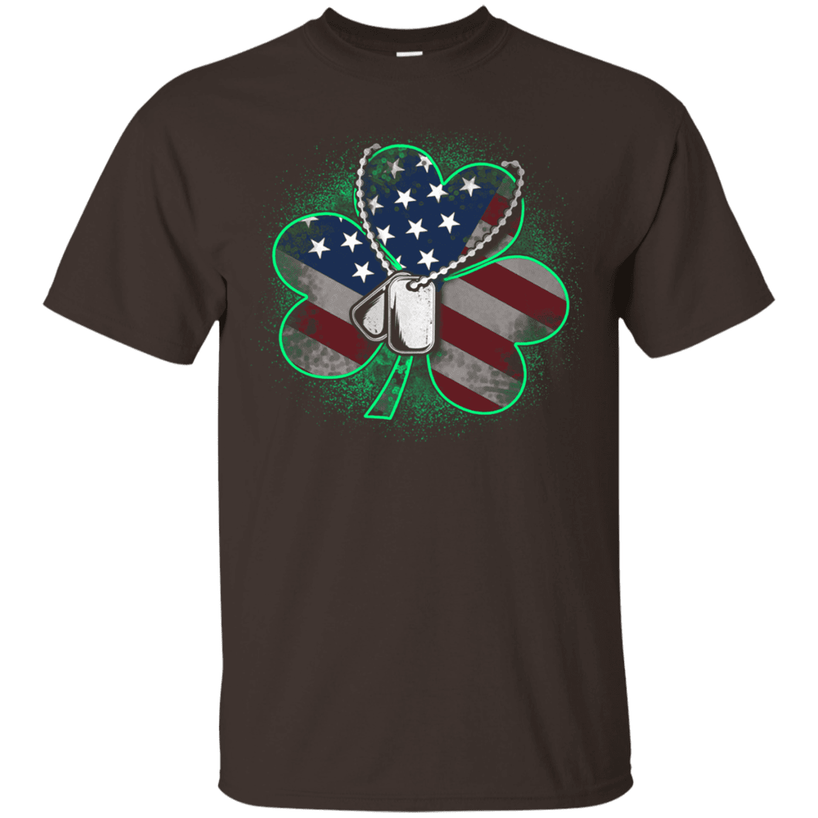 Military T-Shirt "THE LUCKY PATRICK DAY VETERAN"-TShirt-General-Veterans Nation