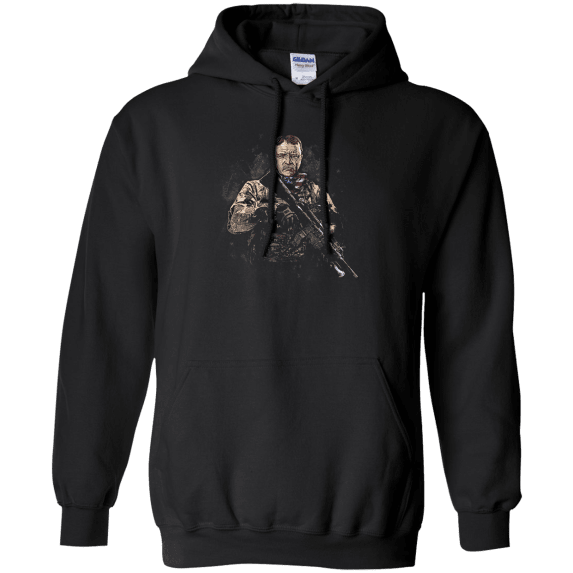 Military T-Shirt "Teddy Roosevelt Soldier Presidents"-TShirt-General-Veterans Nation