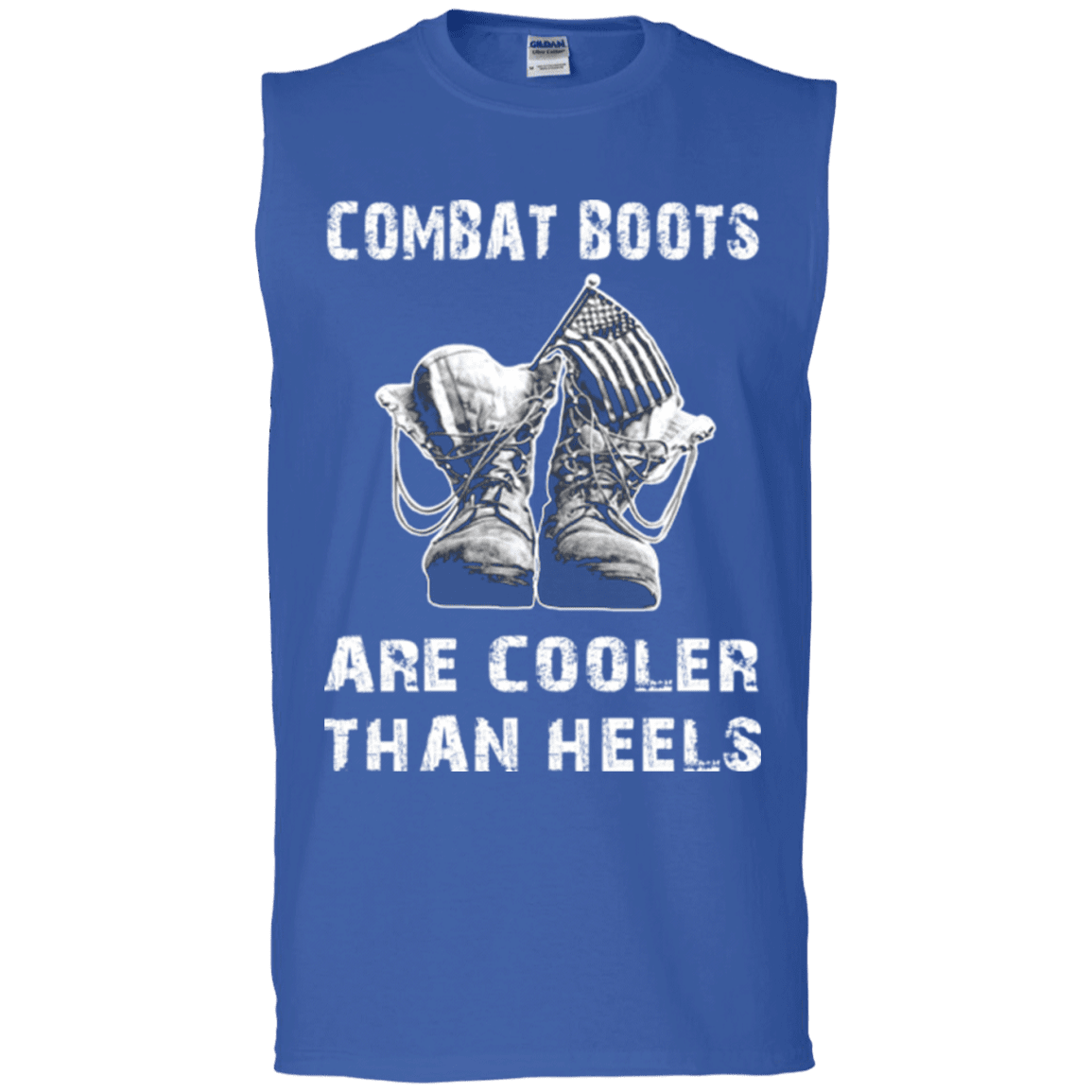 Military T-Shirt "Combat Boots Are Cooler Than Heels"-TShirt-General-Veterans Nation