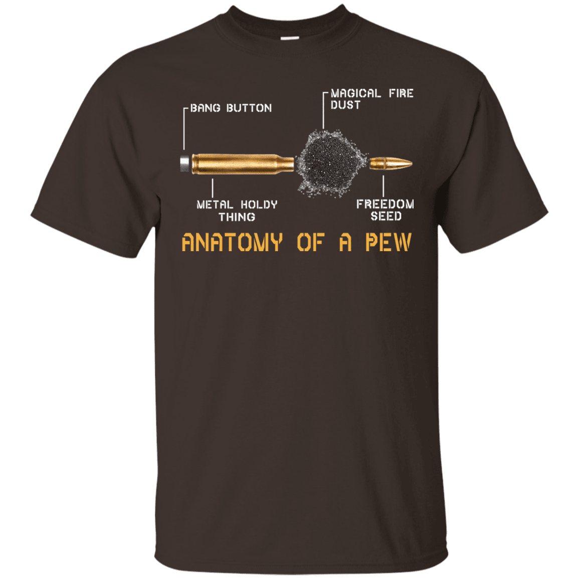 Military T-Shirt "ANATOMY OF A PEW"-TShirt-General-Veterans Nation