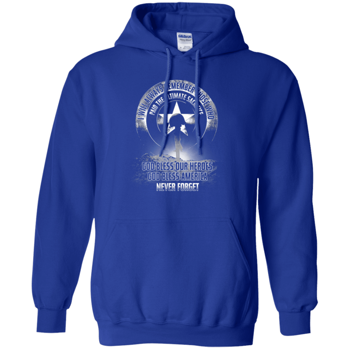 Military T-Shirt "Never Forget Who Paid The Ultimate Sacrifice"-TShirt-General-Veterans Nation