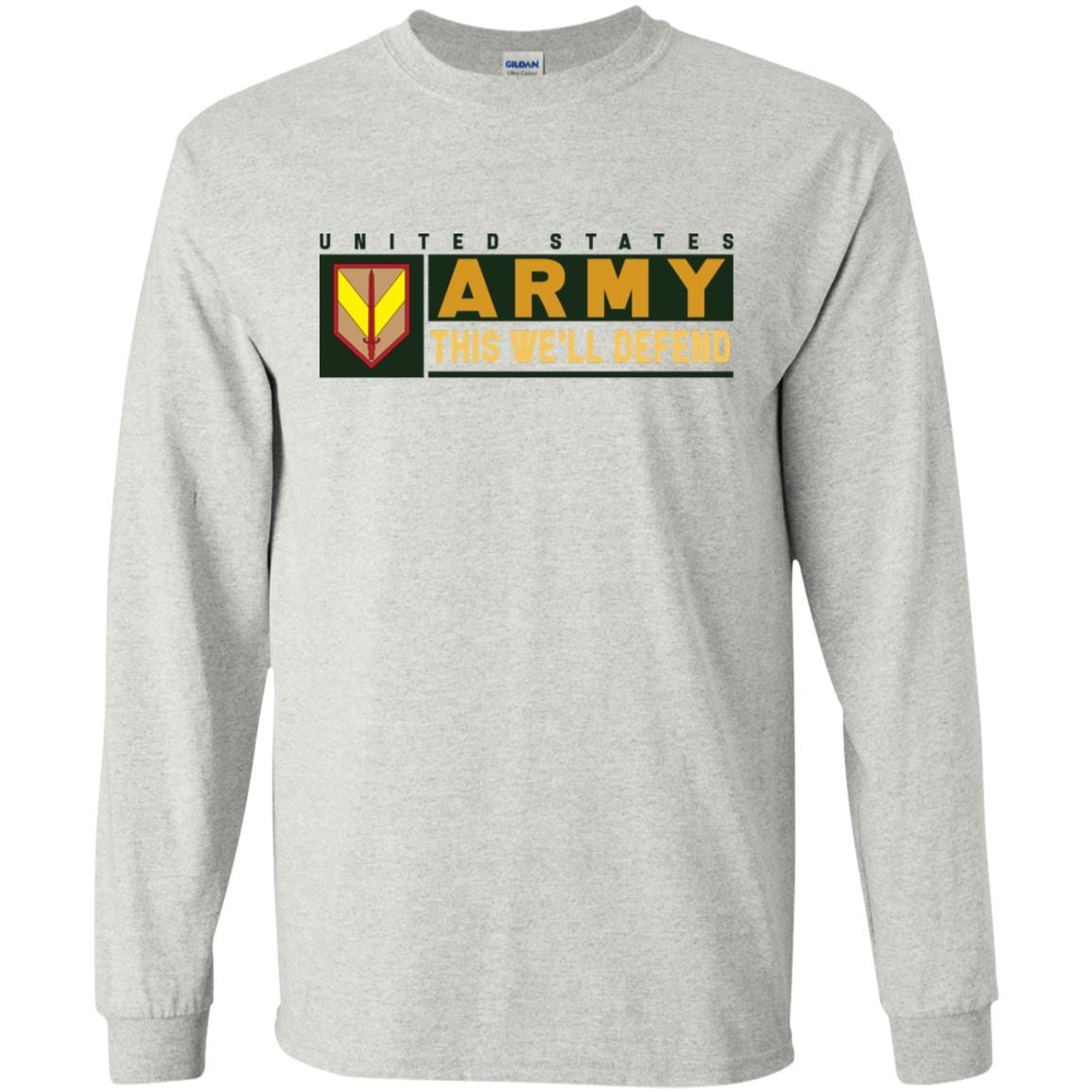 US Army 1ST SUSTAINMENT- This We'll Defend T-Shirt On Front For Men-TShirt-Army-Veterans Nation
