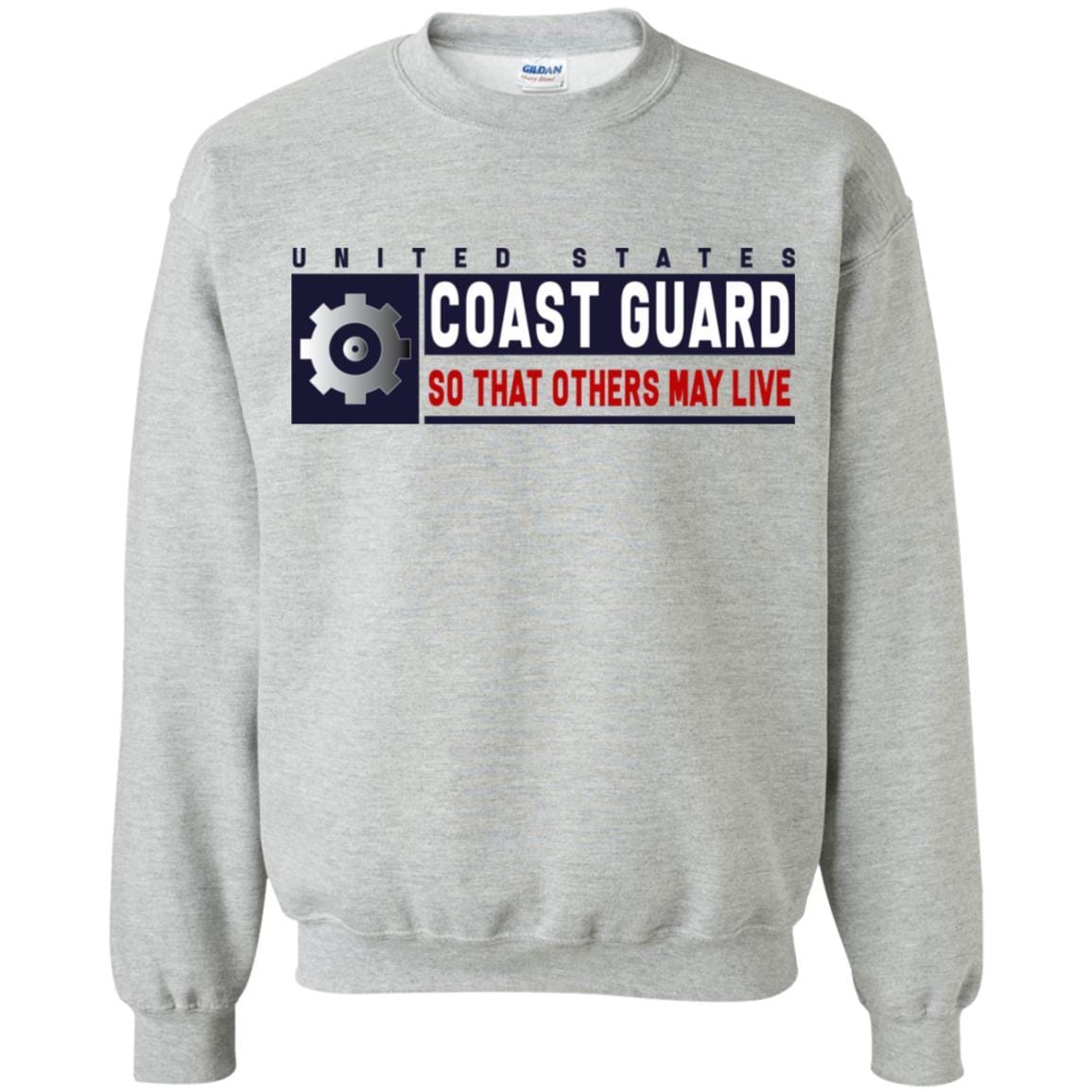 US Coast Guard Machinery Technician MK Logo- So that others may live Long Sleeve - Pullover Hoodie-TShirt-USCG-Veterans Nation