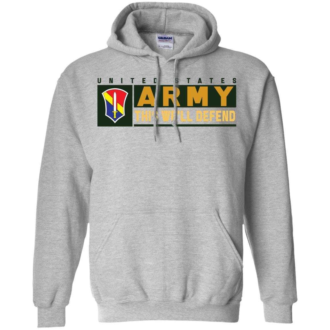 US Army 1 FIELD FORCE VIETNAM- This We'll Defend T-Shirt On Front For Men-TShirt-Army-Veterans Nation