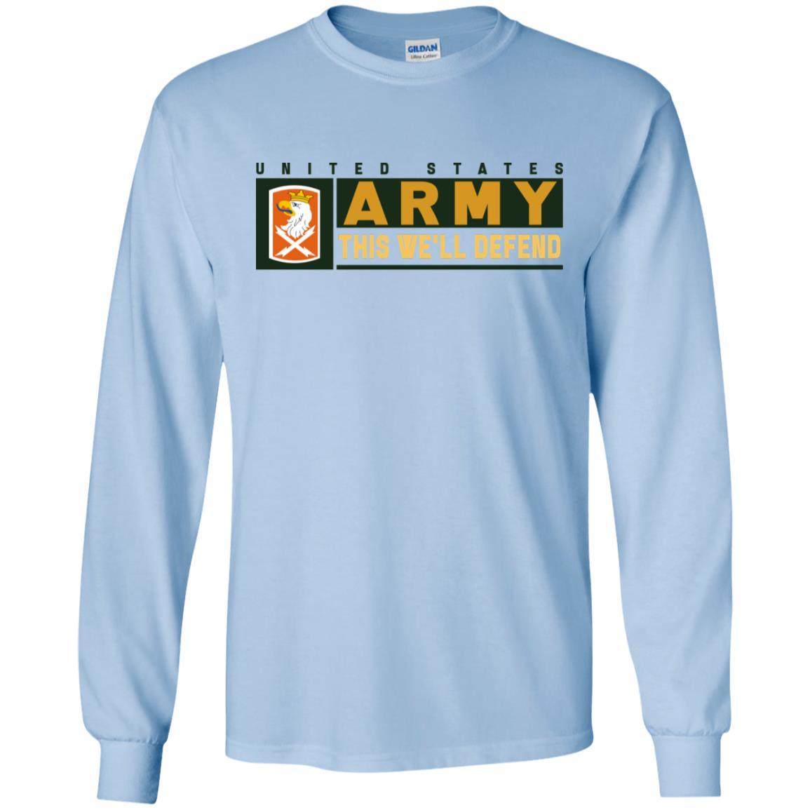 US Army 22ND SIGNAL BRIGADE- This We'll Defend T-Shirt On Front For Men-TShirt-Army-Veterans Nation