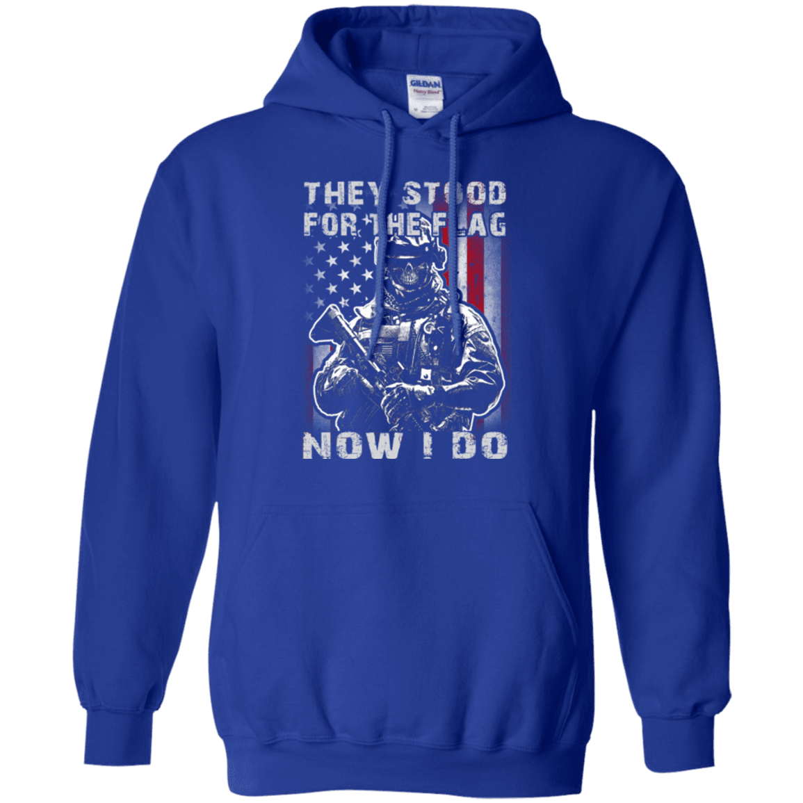 Military T-Shirt "They Stood For The Flag Now I Do"-TShirt-General-Veterans Nation