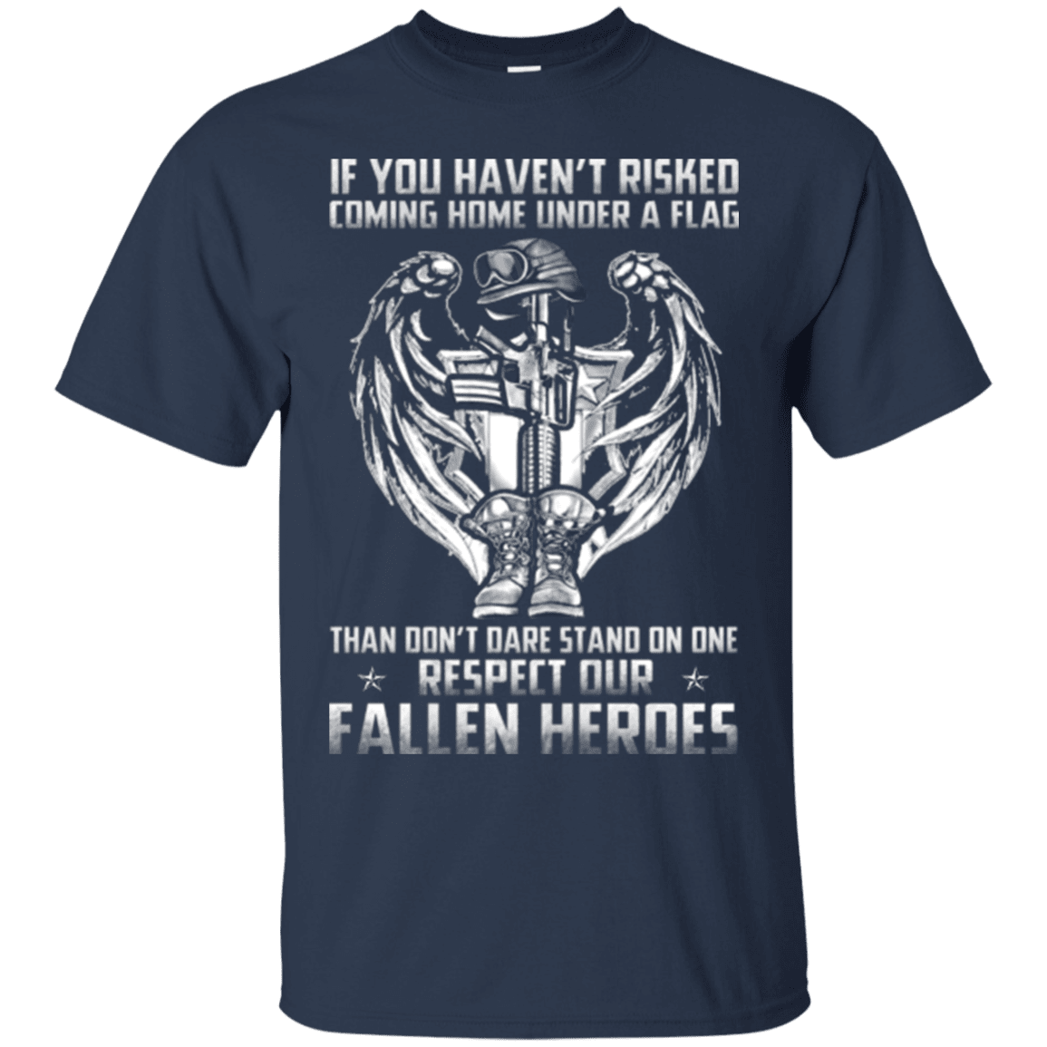 Military T-Shirt "Fallen Heroes"-TShirt-General-Veterans Nation
