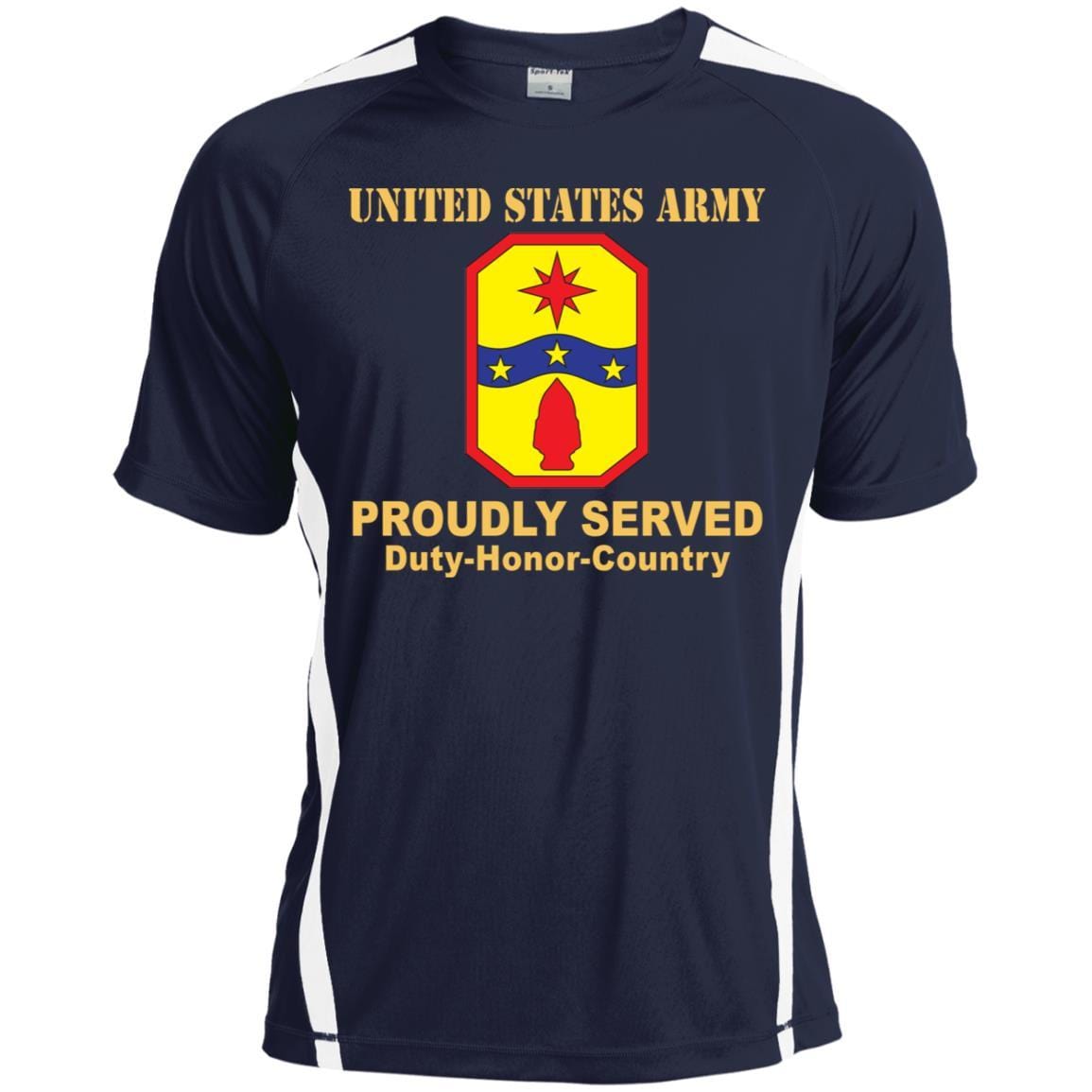 US ARMY 371ST SUSTAINMENT BRIGADE- Proudly Served T-Shirt On Front For Men-TShirt-Army-Veterans Nation