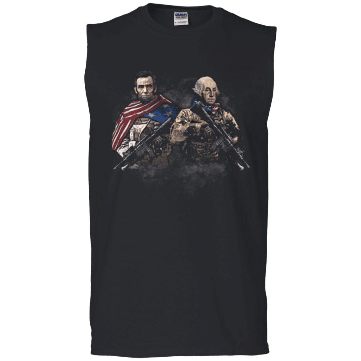 Military T-Shirt "Lincol - Washington Soldier Presidents"-TShirt-General-Veterans Nation