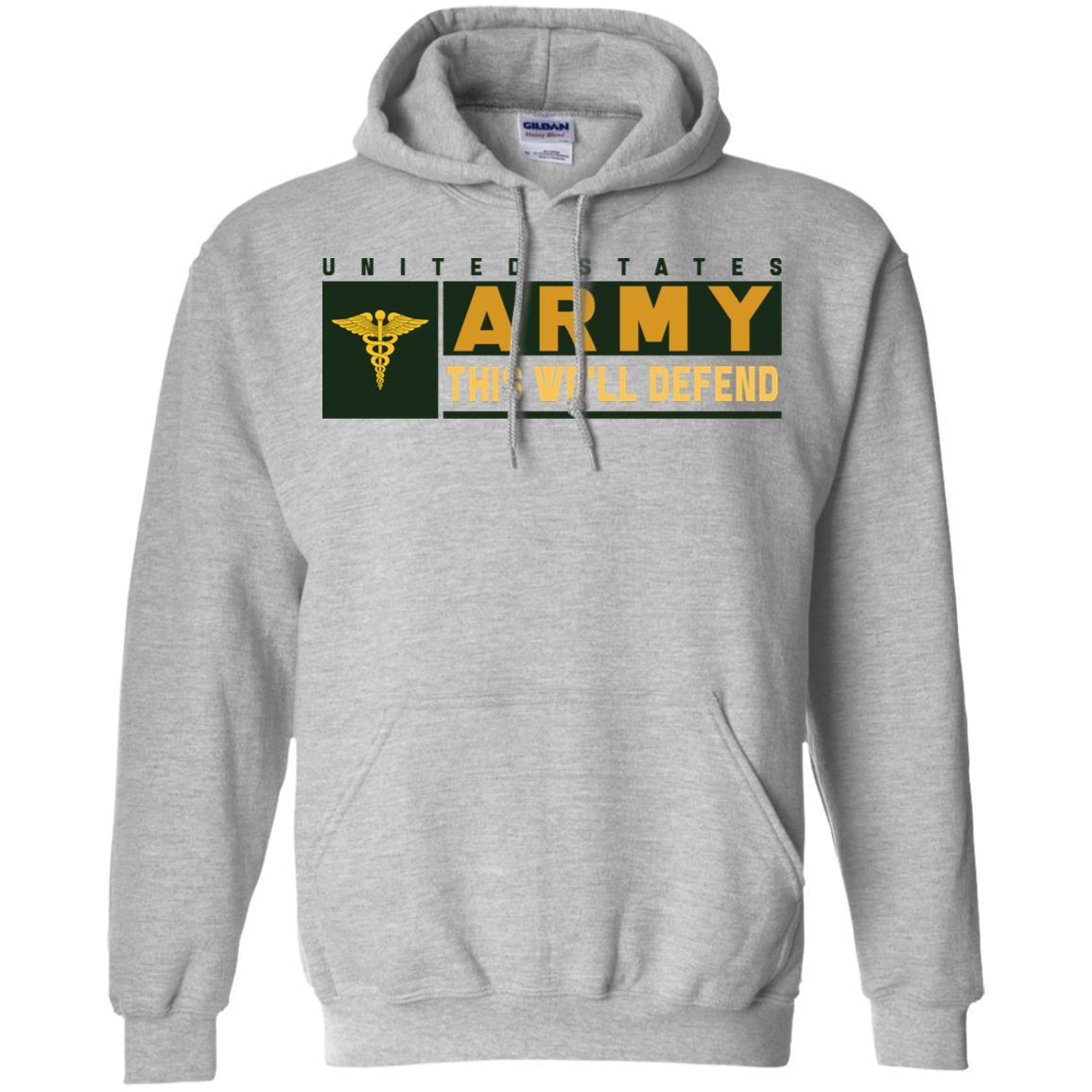 US Army Medical Corps- This We'll Defend T-Shirt On Front For Men-TShirt-Army-Veterans Nation