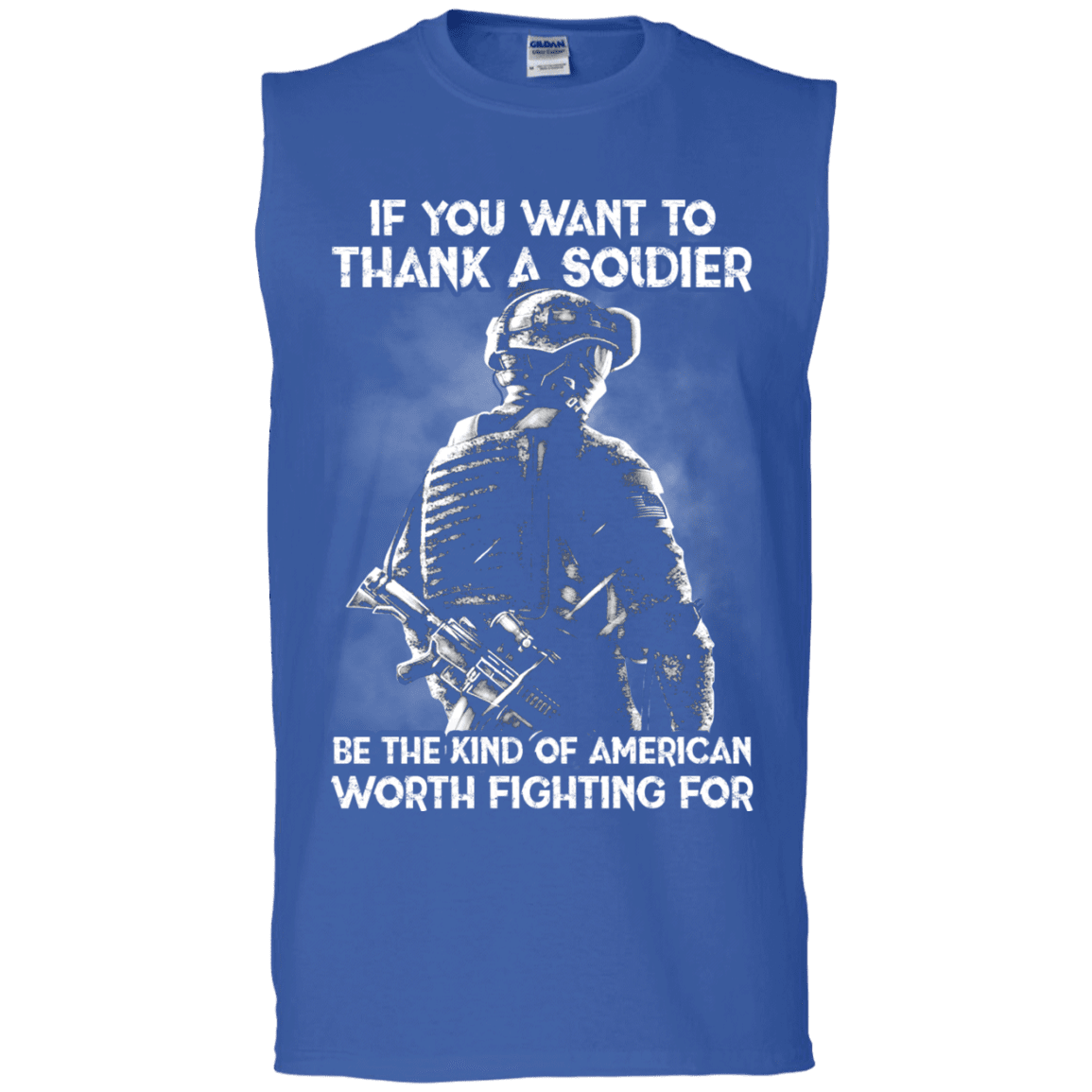 Military T-Shirt "If You Want To Thank A Soldier"-TShirt-General-Veterans Nation