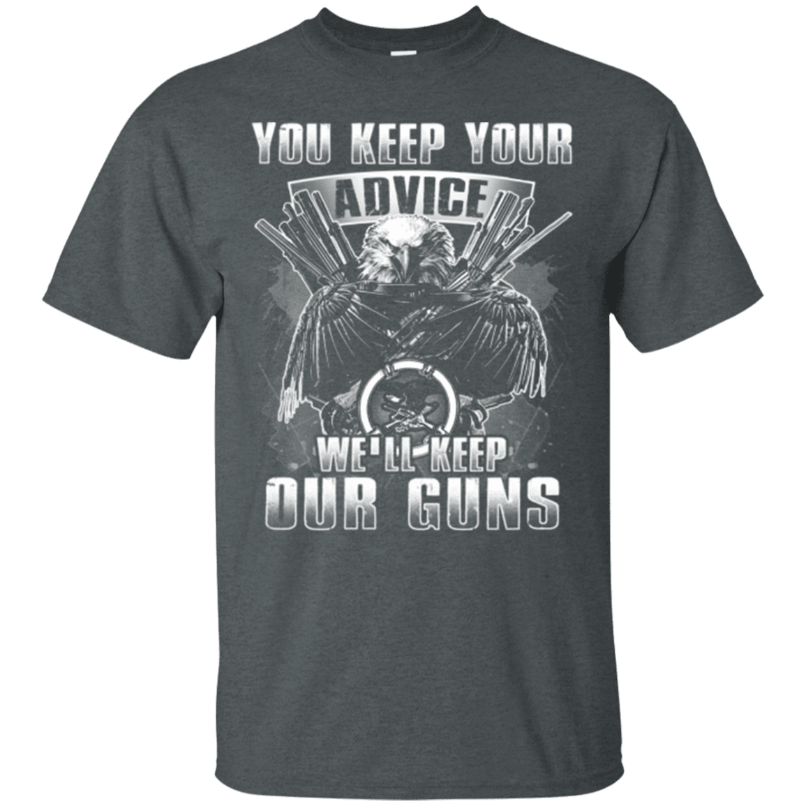 Military T-Shirt "KEEP OUR GUNS"-TShirt-General-Veterans Nation