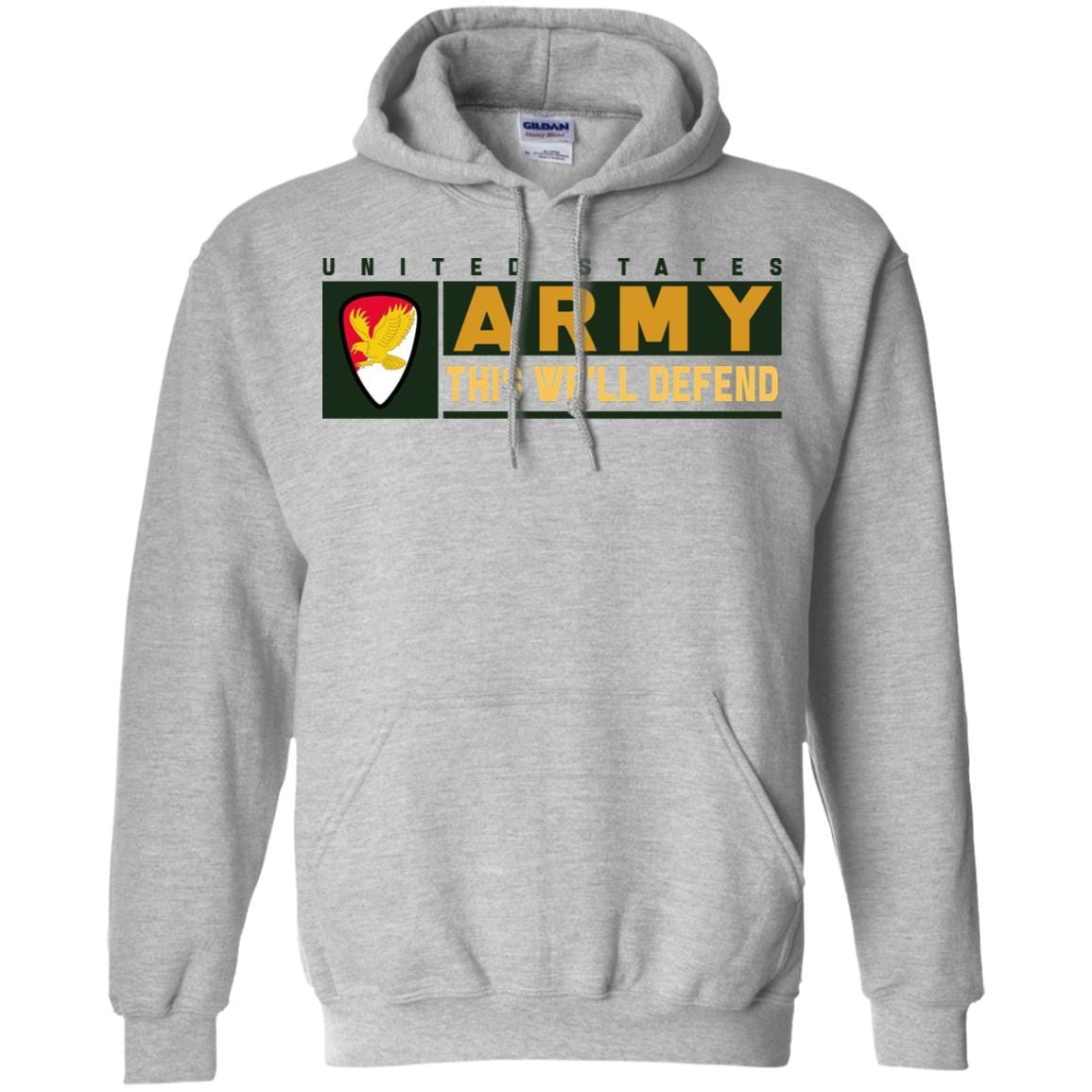 US Army 21ST CAVALRY BRIGADE- This We'll Defend T-Shirt On Front For Men-TShirt-Army-Veterans Nation