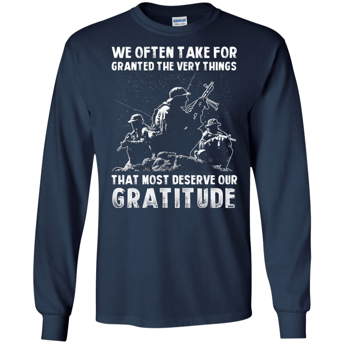 Military T-Shirt "We Often Take For Granted The Very Things"-TShirt-General-Veterans Nation