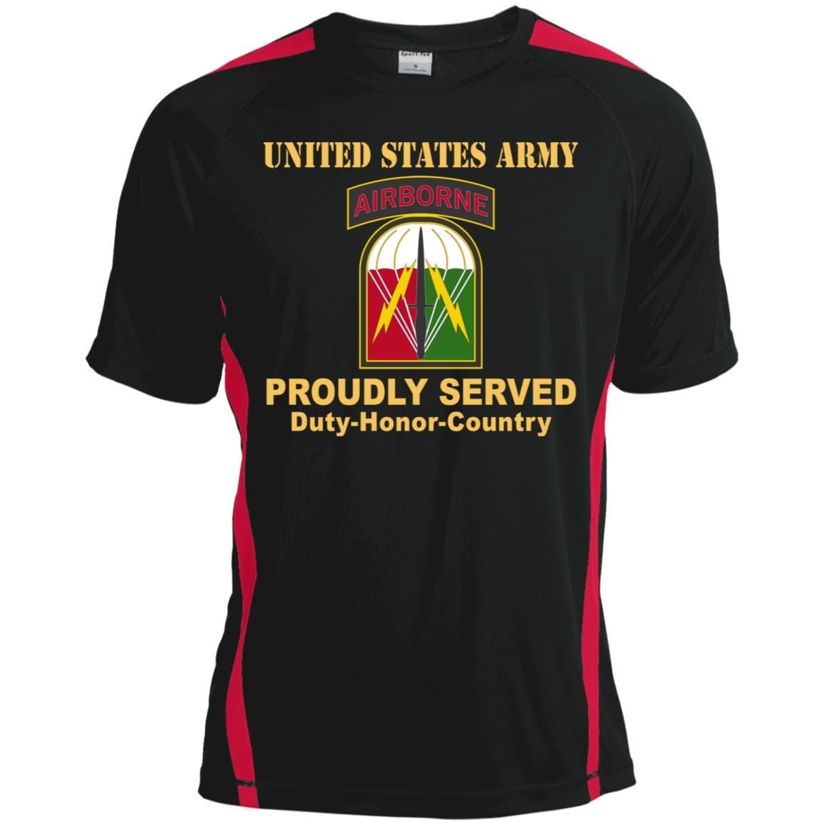 US ARMY 528 SUSTAINMENT BRIGADE- Proudly Served T-Shirt On Front For Men-TShirt-Army-Veterans Nation