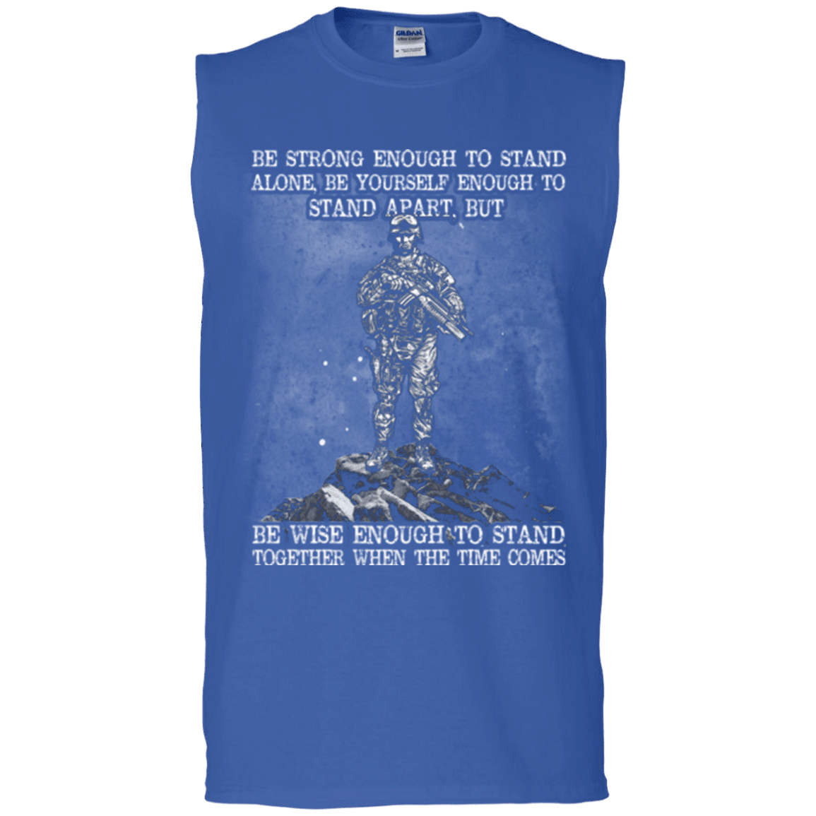 Military T-Shirt "STRONG ENOUGH TO STAND TOGETHER"-TShirt-General-Veterans Nation