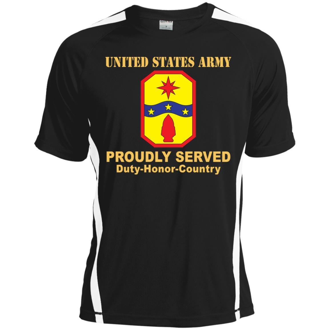 US ARMY 371ST SUSTAINMENT BRIGADE- Proudly Served T-Shirt On Front For Men-TShirt-Army-Veterans Nation
