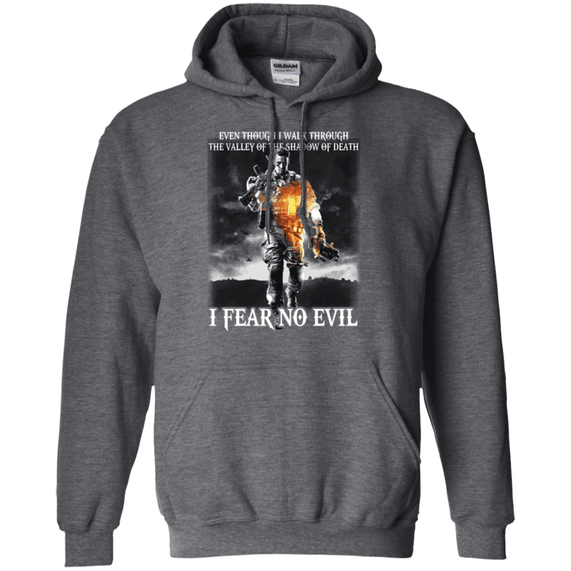 Military T-Shirt "I FEAR NO EVIL"-TShirt-General-Veterans Nation