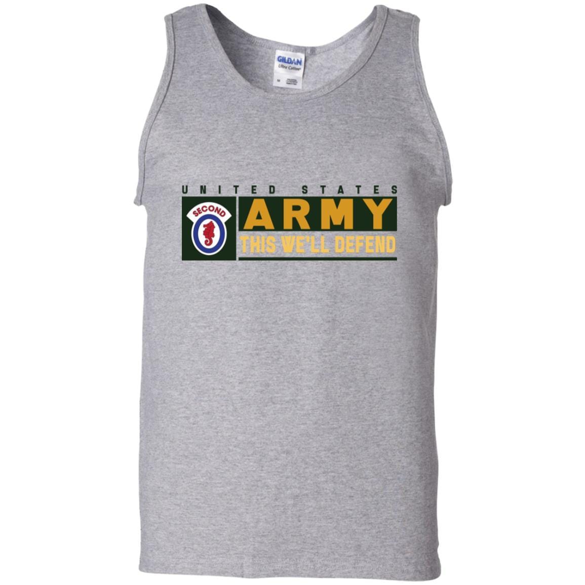 US Army 2ND ENGINEER BRIGADE- This We'll Defend T-Shirt On Front For Men-TShirt-Army-Veterans Nation